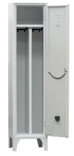 ARMADIO SPOGLIATOIO CON TRAMEZZA